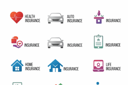 A conceptual image showing how insurance works as a shield to protect a family from financial risks